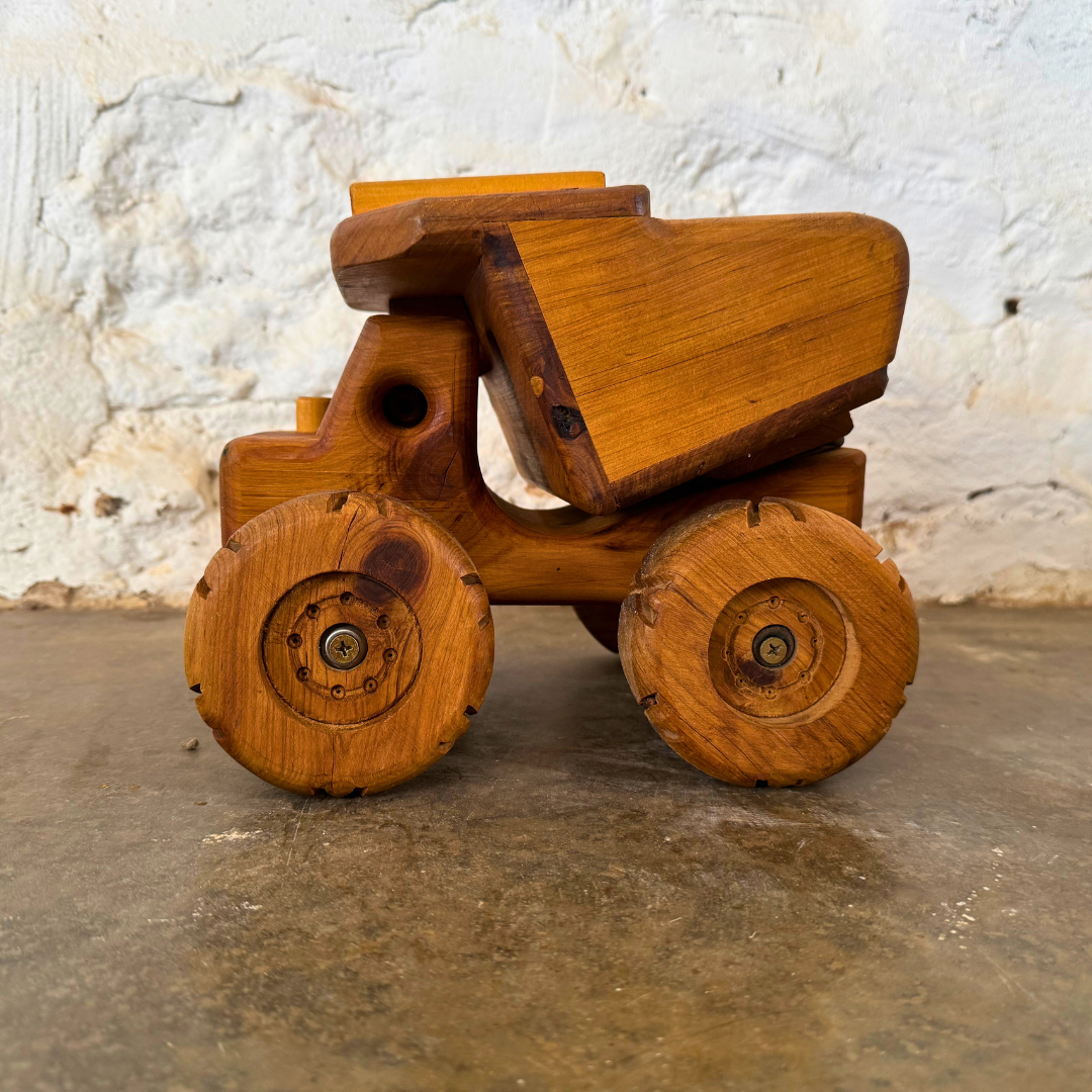 Durable Handmade Wooden Dump Truck